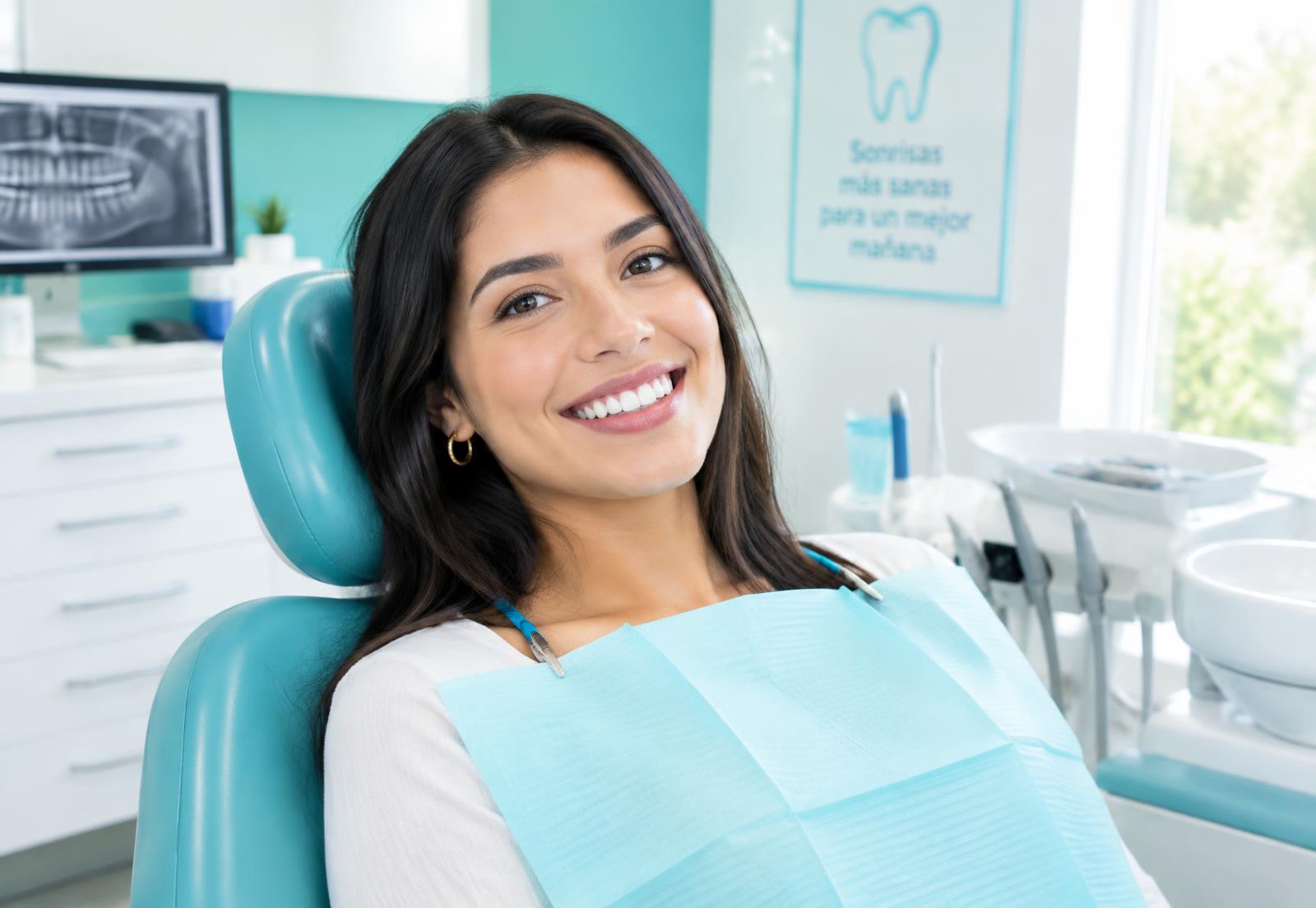 Paciente sonriendo en Sonrisa Clínica Dental